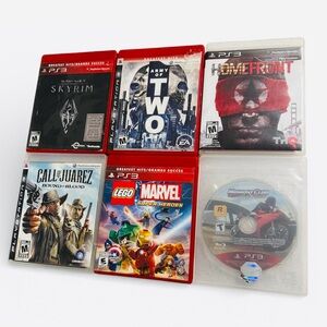 PlayStation 3 (PS3) Game Lot - 6 Games - Tested & Working!